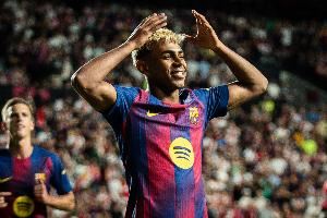 场均参与1球！本赛季亚马尔在9场比赛中，参与进球数为9个