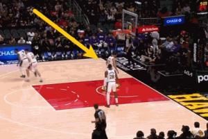 斯玛特抢断 艾顿挡住东契奇&出现失误被老鹰进三分 77垂头沮丧